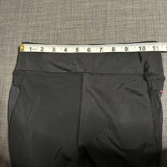 So Pink & White Bra Top with Embellishments & Balera Cropped Leggings Costume - Picture 15 of 17